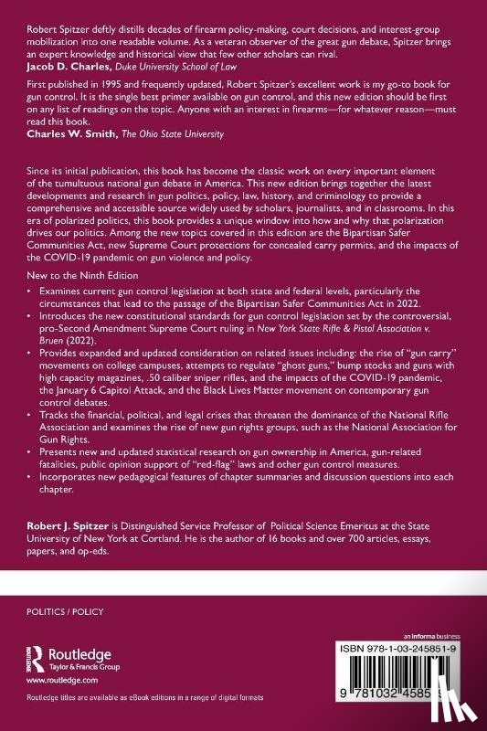 Spitzer, Robert J. - The Politics of Gun Control