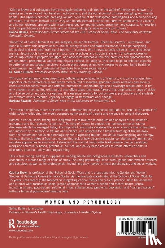  - Reframing Trauma Through Social Justice