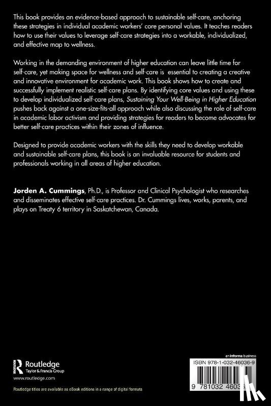 Cummings, Jorden (University of Saskatchewan - Sustaining Your Well-Being in Higher Education