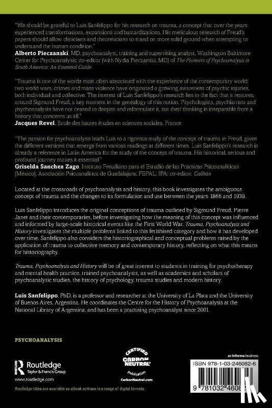 Sanfelippo, Luis - Trauma, Psychoanalysis and History