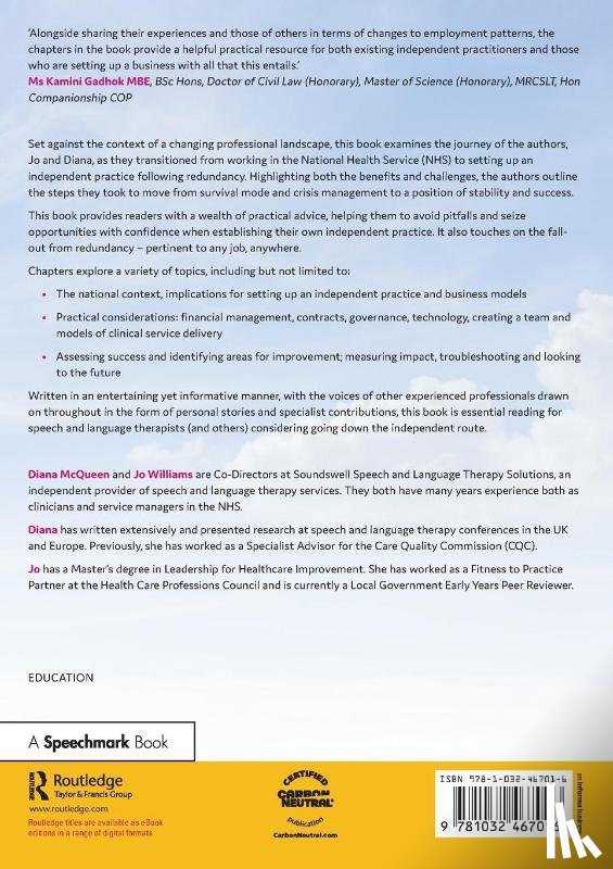 McQueen, Diana, Williams, Jo - Building an Independent Speech and Language Therapy Practice