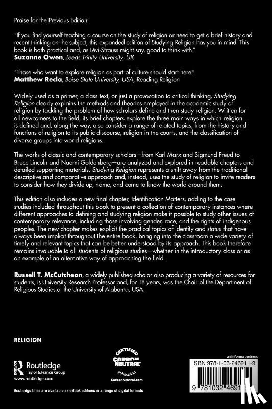 McCutcheon, Russell (University of Alabama - Studying Religion