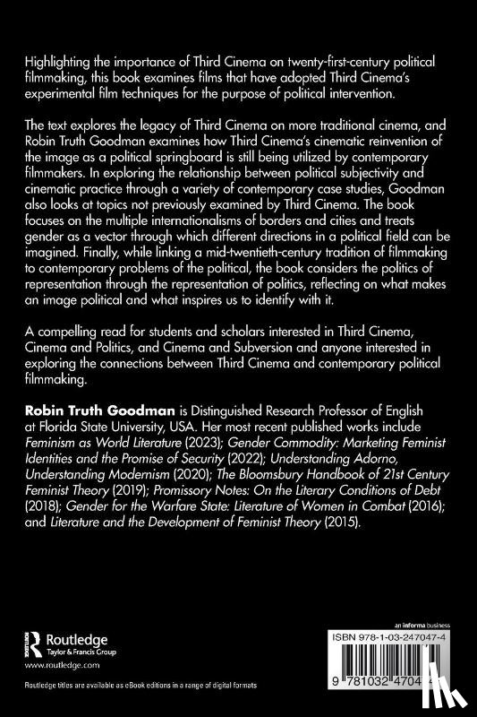 Goodman, Robin Truth (Florida State University - Cinema and the Political Imagination