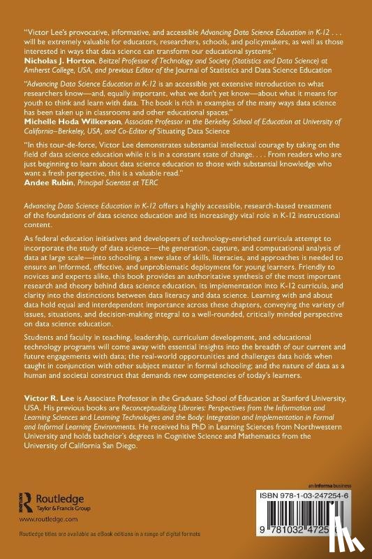 R. Lee, Victor - Advancing Data Science Education in K-12