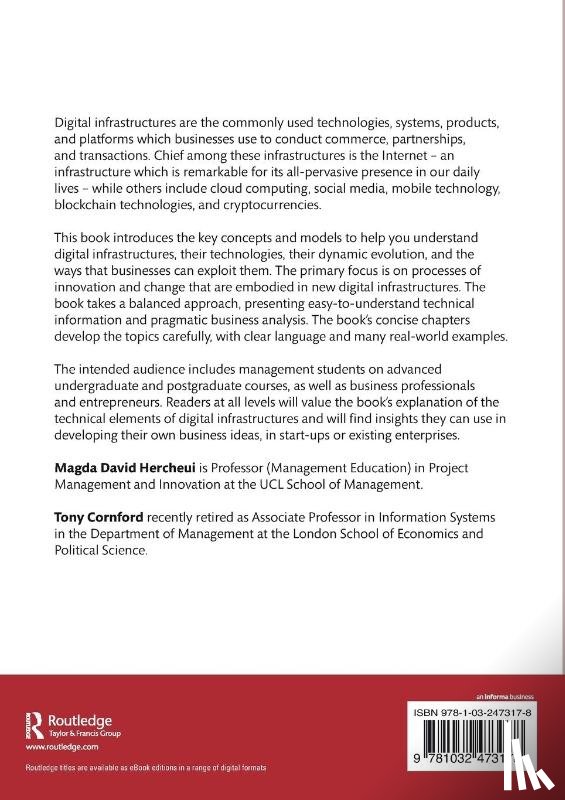 Hercheui, Magda David, Cornford, Tony - Digital Infrastructures for Business Innovation
