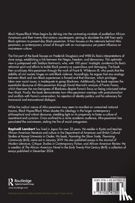 Lambert, Raphael - Black Hopes/Black Woes