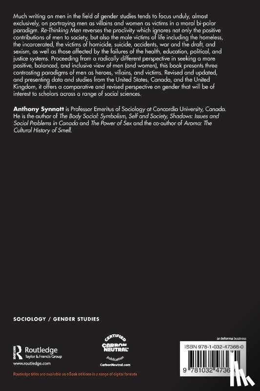 Synnott, Anthony (Concordia University - Re-Thinking Men