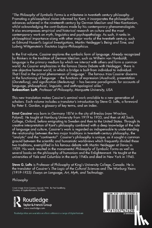 Cassirer, Ernst - The Philosophy of Symbolic Forms, Volume 1