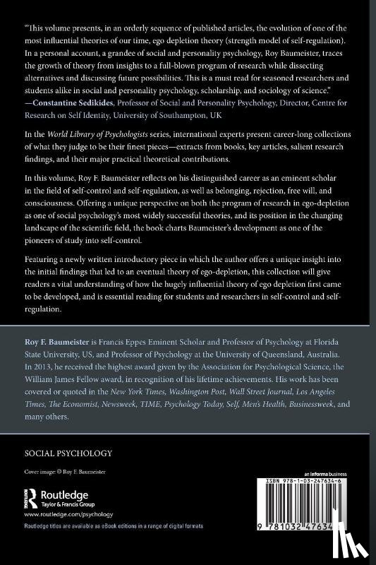 Baumeister, Roy - Self-Regulation and Self-Control