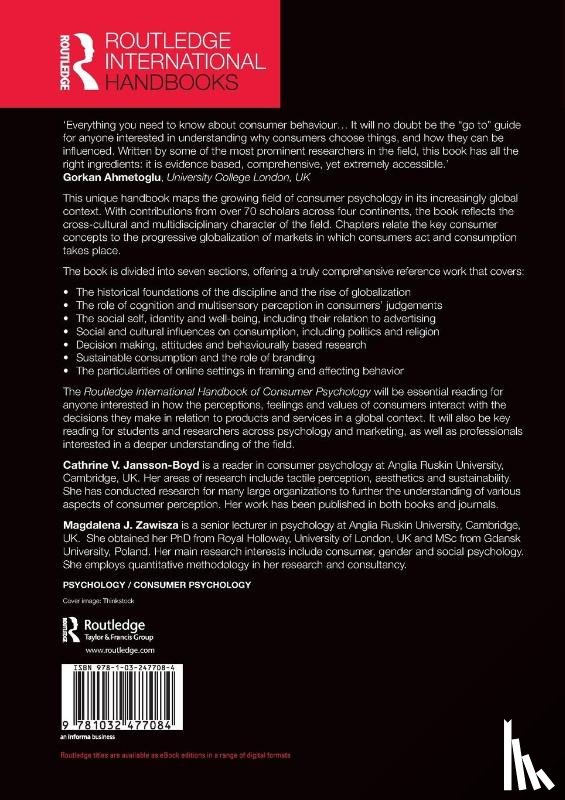  - Routledge International Handbook of Consumer Psychology