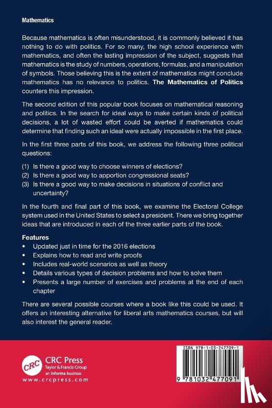 Robinson, E. Arthur, Ullman, Daniel H. - The Mathematics of Politics