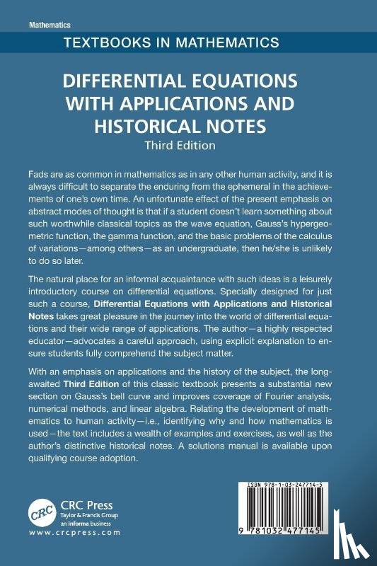 Simmons, George F. (Colorado College - Differential Equations with Applications and Historical Notes