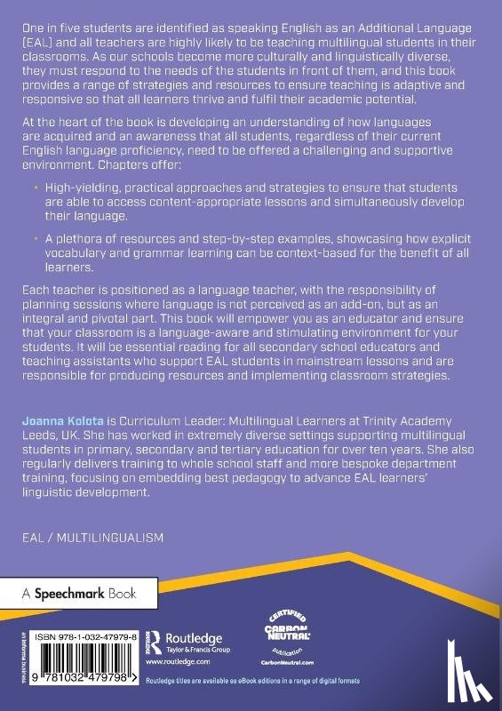 Kolota, Joanna - Empowering EAL Learners in Secondary Schools