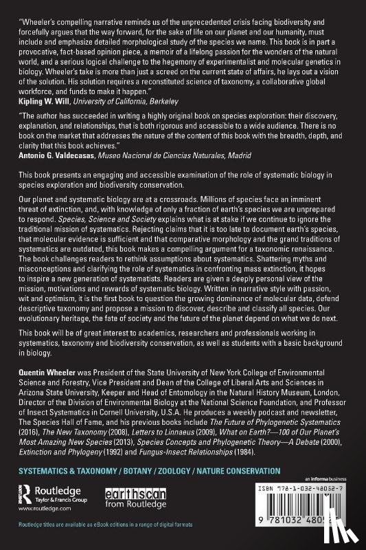 Wheeler, Quentin - Species, Science and Society