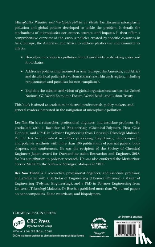 Lee, Tin Sin, Bee, Soo Tueen - Microplastics Pollution and Worldwide Policies on Plastic Use