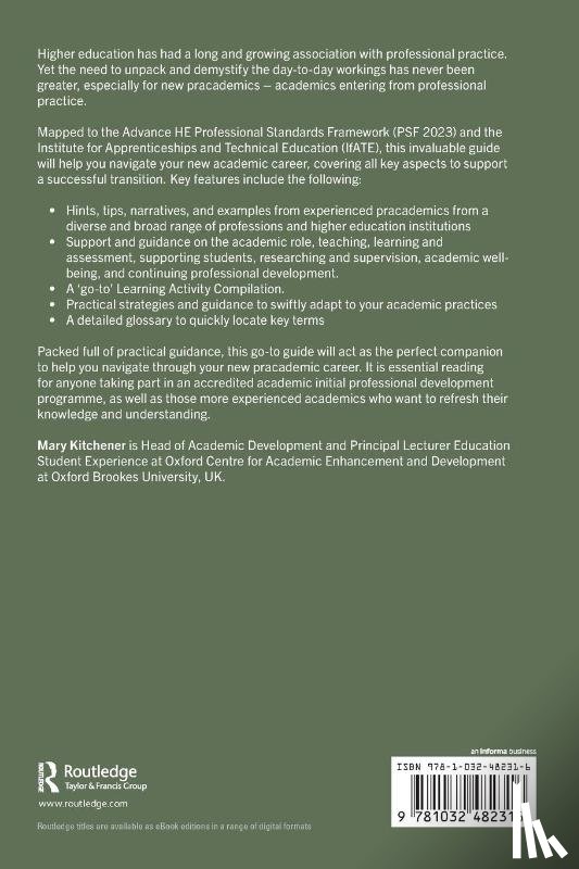 Kitchener, Mary - A Field Guide to Working in Higher Education