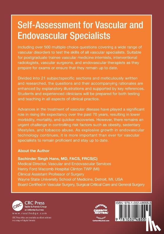 Hans, Sachinder Singh (Henry Ford Macomb Hospital - Self-Assessment for Vascular and Endovascular Specialists