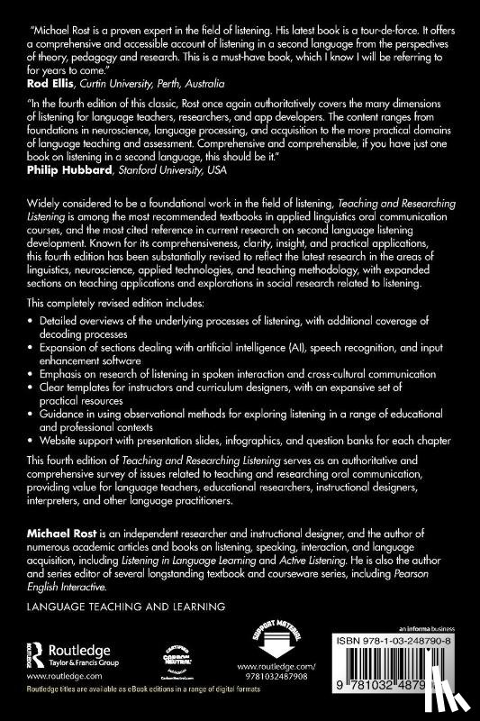 Rost, Michael - Teaching and Researching Listening