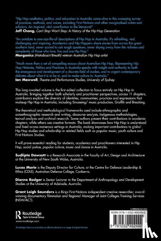  - Representing Hip Hop Histories, Politics and Practices in Australia