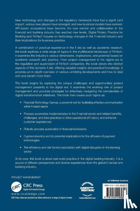  - Digital Project Practice for Banking and FinTech