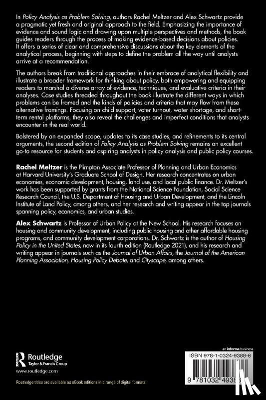 Meltzer, Rachel, Schwartz, Alex - Policy Analysis as Problem Solving