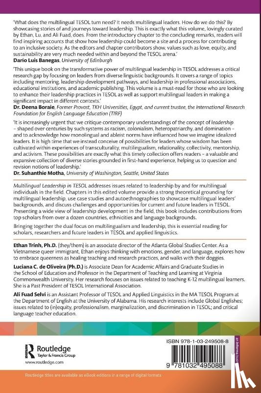  - Multilingual Leadership in TESOL