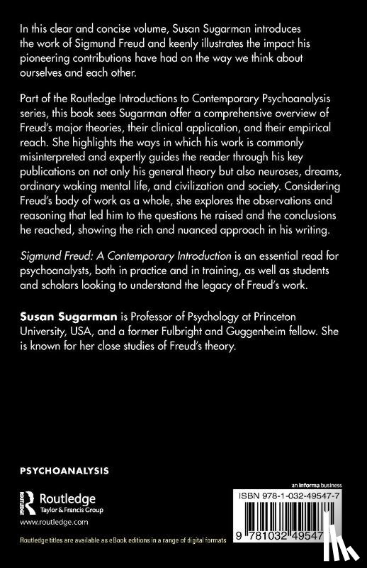 Sugarman, Susan (Princeton University - Sigmund Freud
