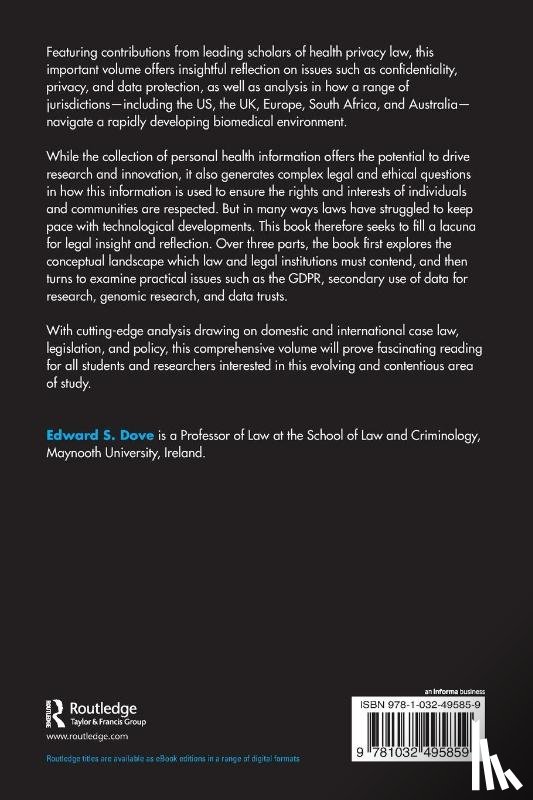  - Confidentiality, Privacy, and Data Protection in Biomedicine