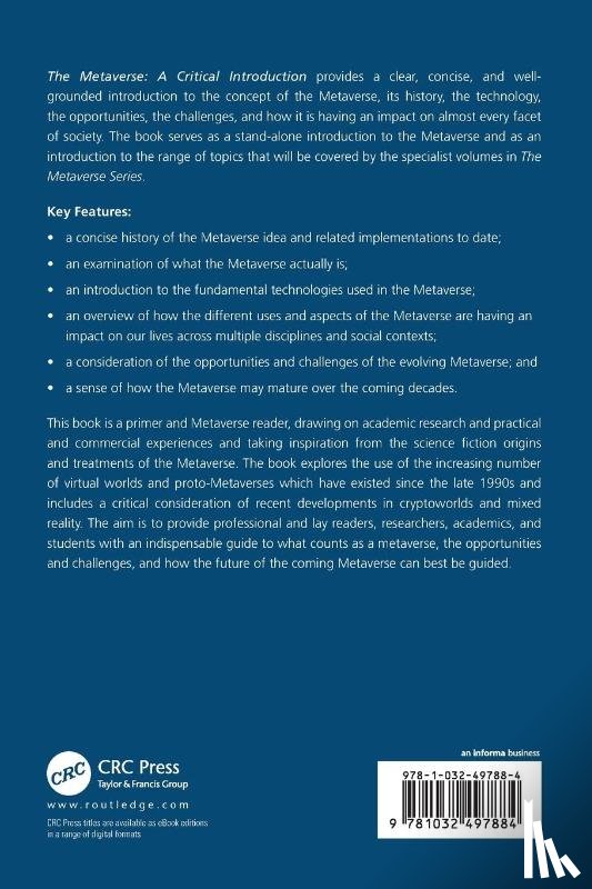 Burden, David, Savin-Baden, Maggi (Prof of Higher Education Research at Coventry University - The Metaverse