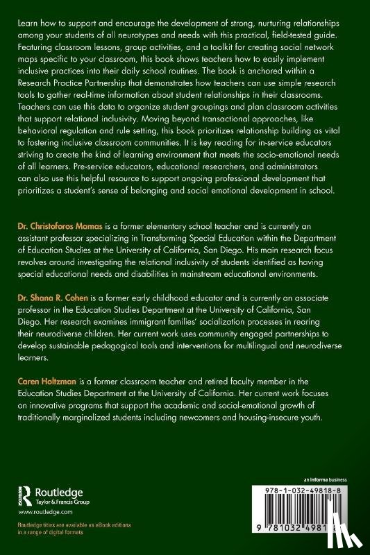Mamas, Christoforos, Cohen, Shana R., Holtzman, Caren - Relational Inclusivity in the Elementary Classroom