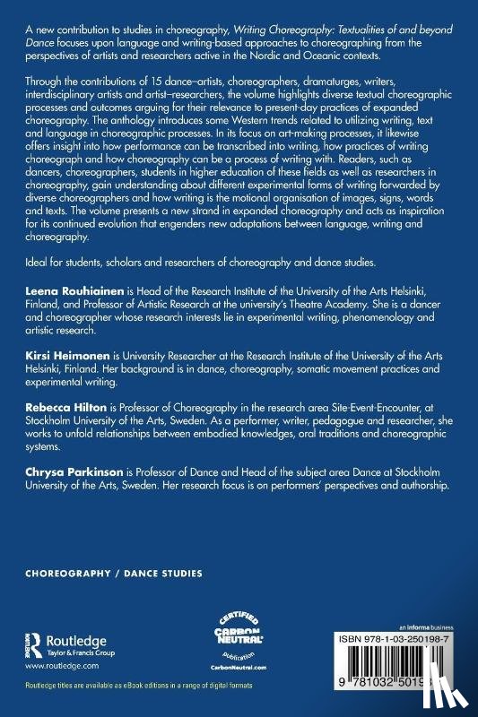  - Writing Choreography