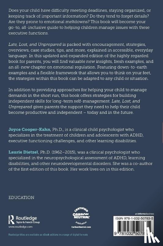 Cooper-Kahn, Joyce, Dietzel, Laurie - Late, Lost, and Unprepared