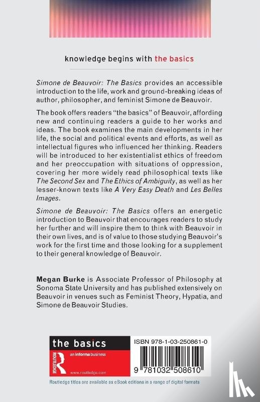 Burke, Megan - Simone de Beauvoir: The Basics