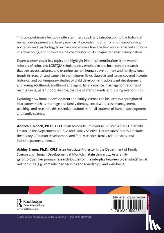  - An Introduction to the History of Human Development and Family Science