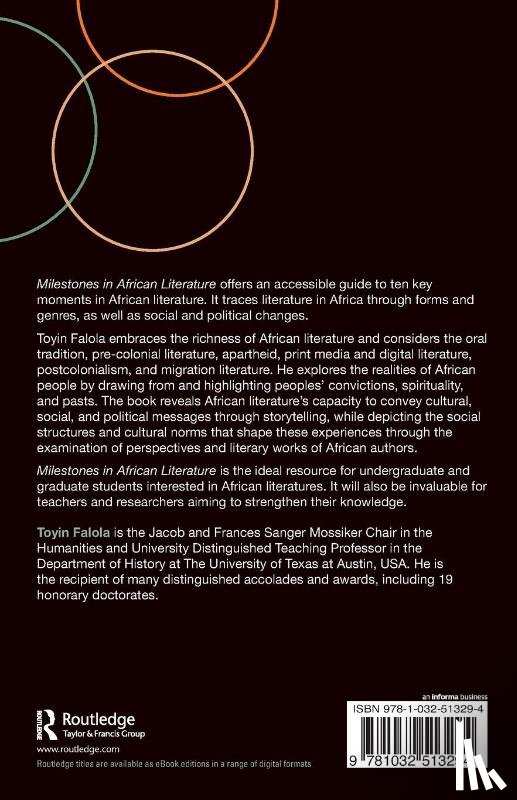 Falola, Toyin (The University of Texas at Austin - Milestones in African Literature