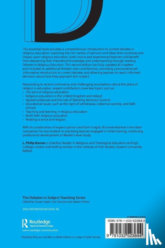  - Debates in Religious Education