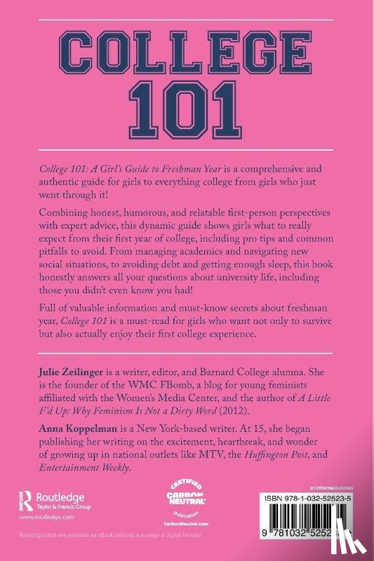 Zeilinger, Julie, Koppelman, Anna - College 101: A Girl's Guide to Freshman Year