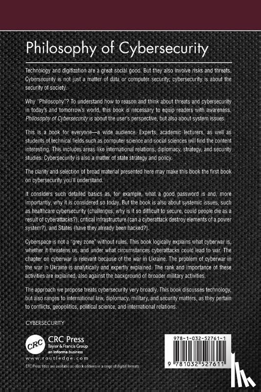 Olejnik, Lukasz, Kurasinski, Artur - Philosophy of Cybersecurity