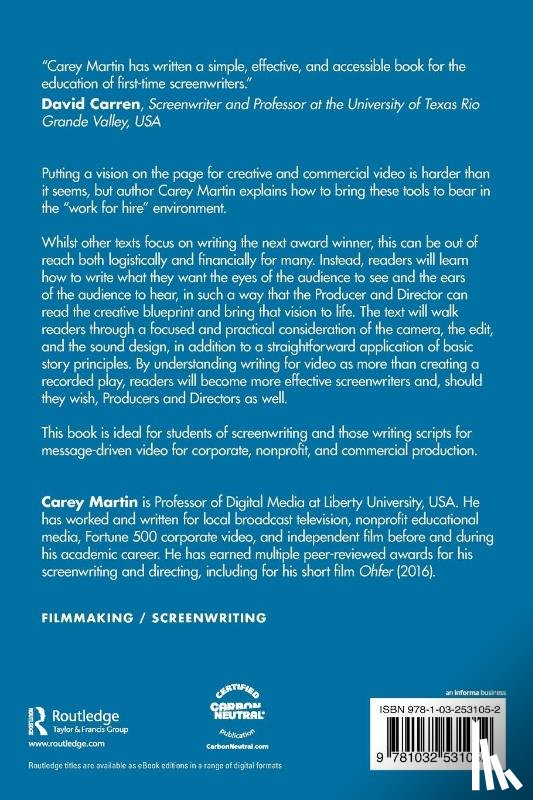 Martin, Carey - Applied Screenwriting