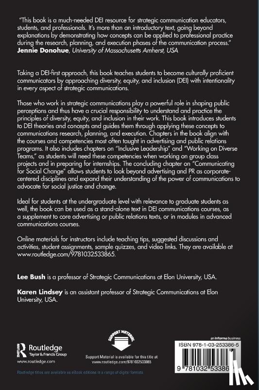Bush, Lee (Elon University, Lindsey, Karen (Elon University - Diversity, Equity, and Inclusion in Strategic Communications