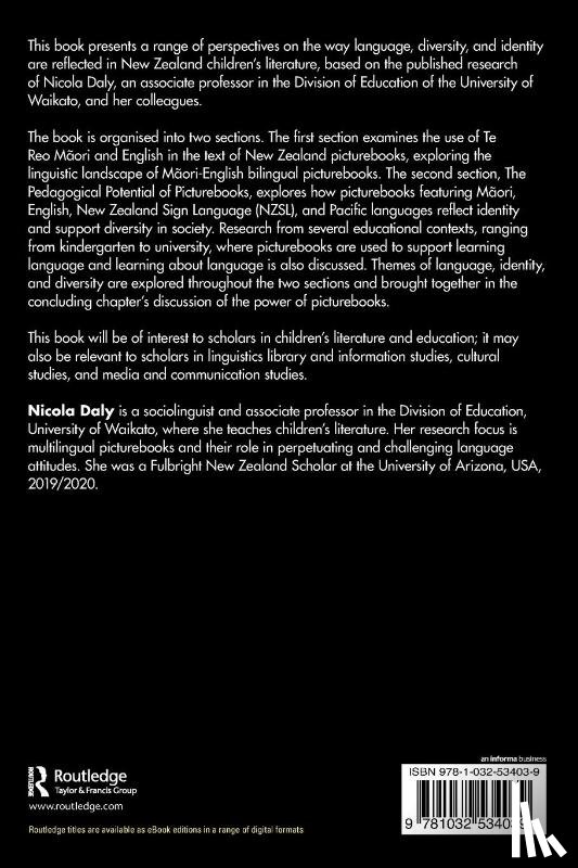 Daly, Nicola (University of Waikato - Language, Identity and Diversity in Picturebooks