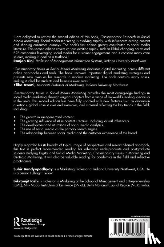  - Contemporary Issues in Social Media Marketing