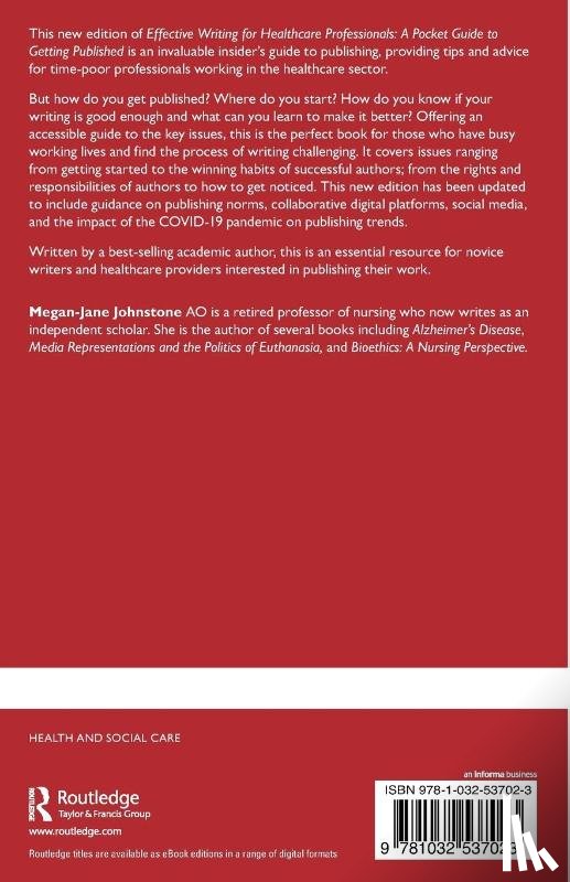 Johnstone, Megan-Jane - Effective Writing for Healthcare Professionals