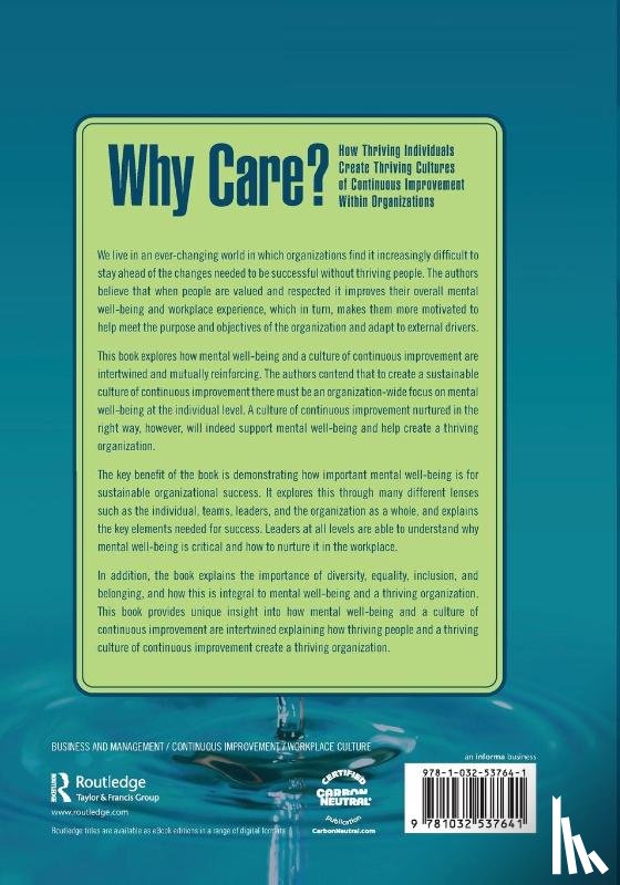 Warner, Chris, Greenlee, Caroline, Butterworth, Chris - Why Care?