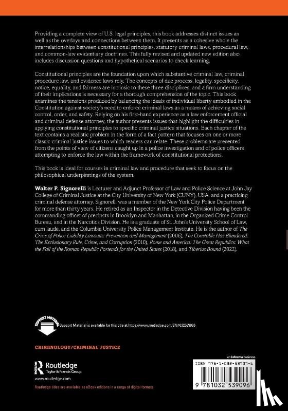 Signorelli, Walter P. (John Jay College of Criminal Justice - Criminal Law, Procedure, and Evidence