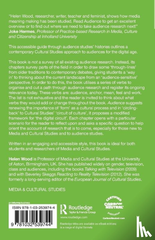 Wood, Helen (University of Leicester - Audience