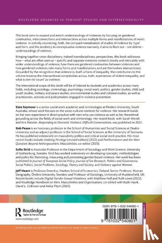  - Interconnecting the Violences of Men