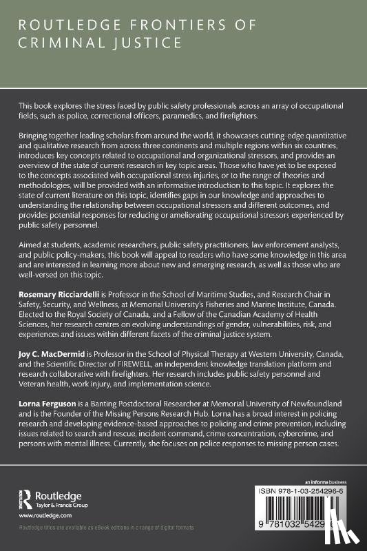  - Occupational Stress Injuries