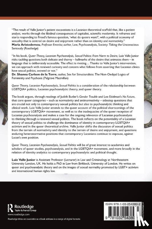 Valle Junior, Luiz - Queer Theory, Lacanian Psychoanalysis, Sexual Politics