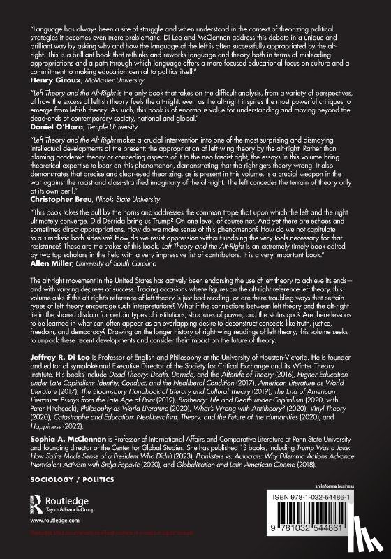  - Left Theory and the Alt-Right